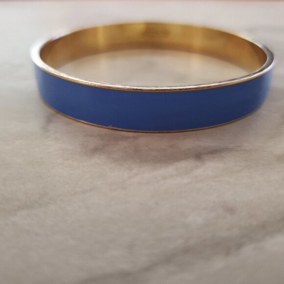 💙 Vintage Y2k 00s 2000's J. Crew Bright Spring blue Skinny Bangle 💙 - Picture 1 of 9